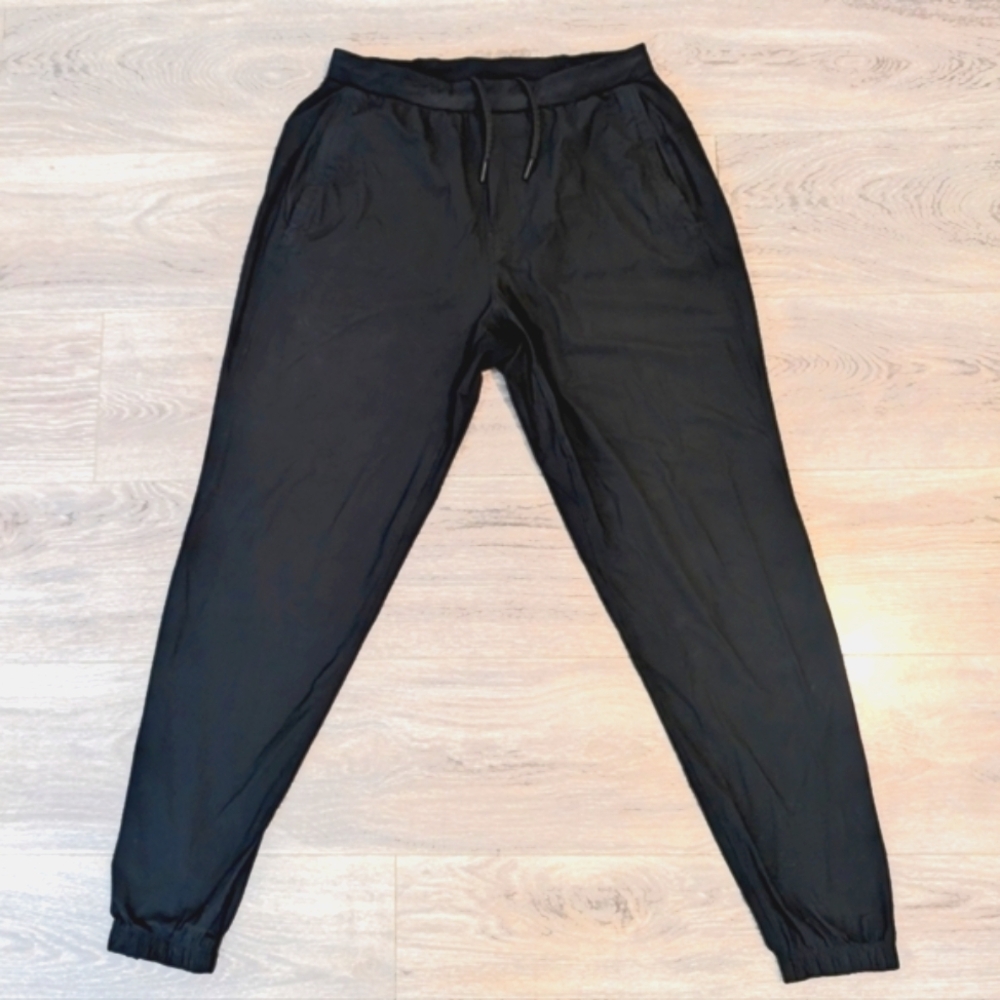 Black Lululemon Surge Joggers